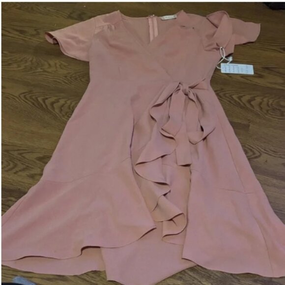Altar’d State Springvale Mauve Ruffle Maxi Dress Size S🆕⌚📦🏃💨🚚 - Picture 3 of 11